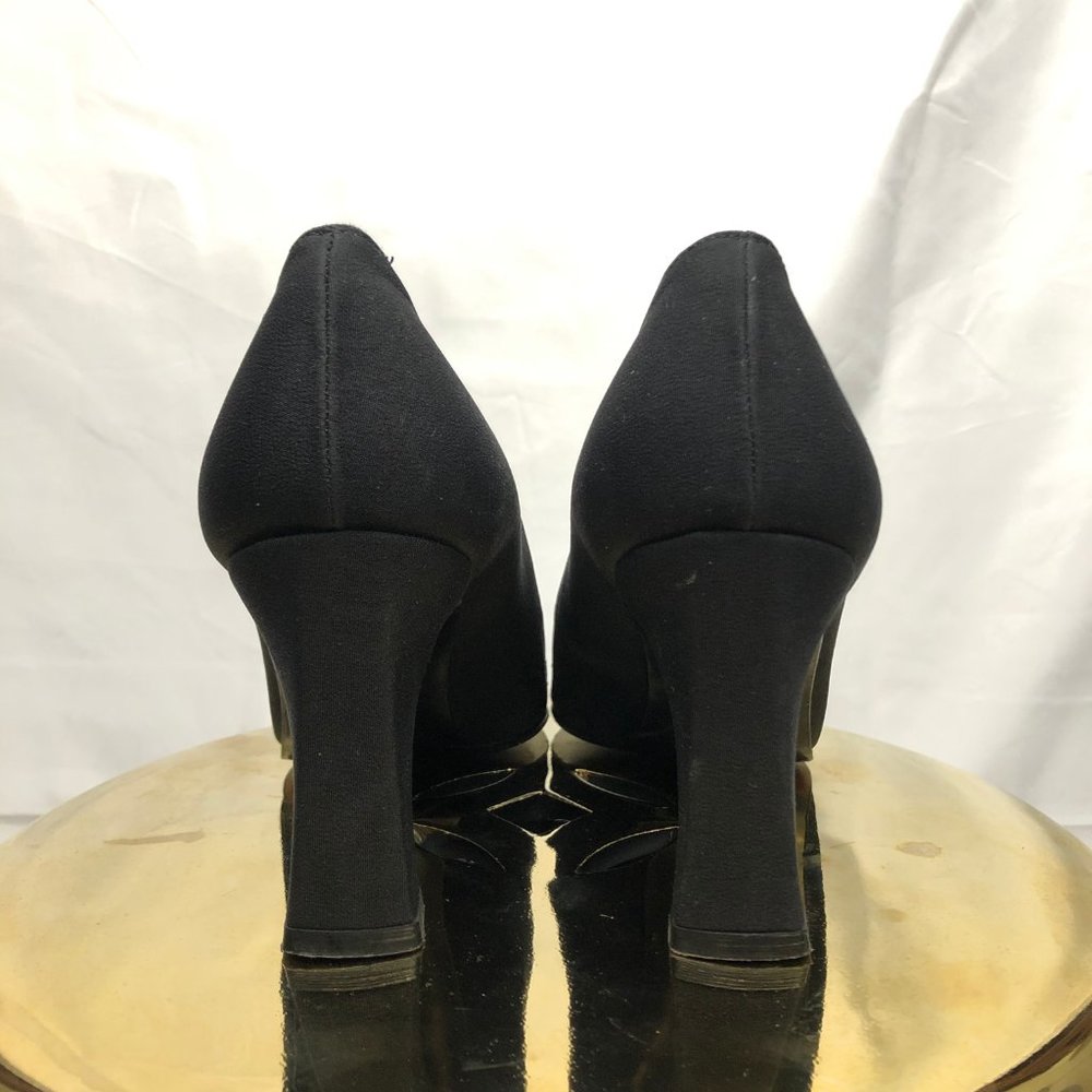 Stuart Weitzman Sparkly Box Toed Heels - image 3